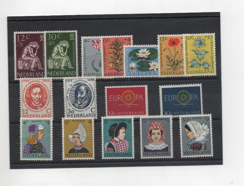 COLECCION SELLOS HOLANDA 1960